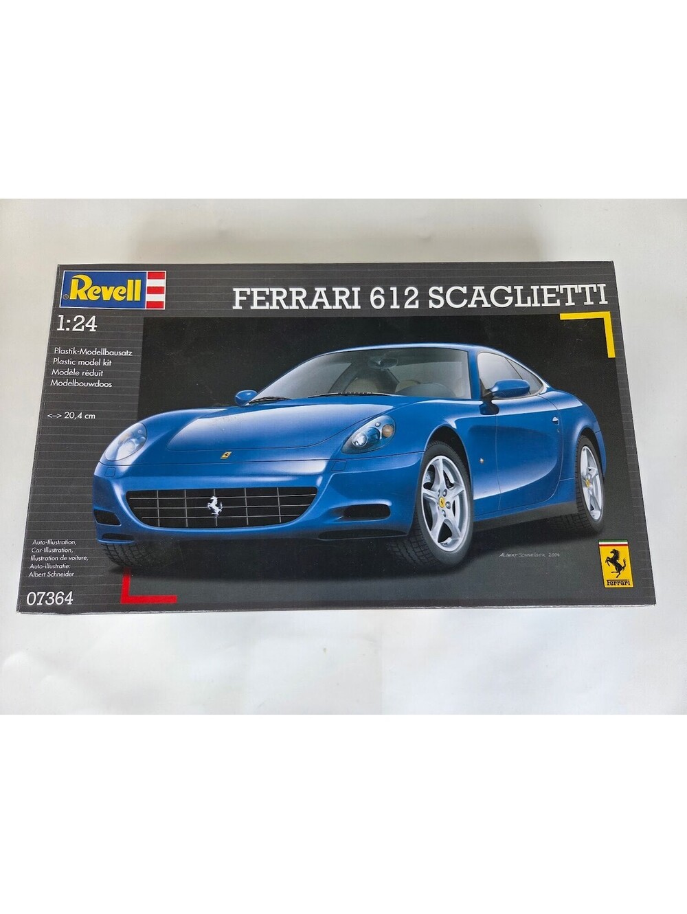 Revell Ferrari 612 Scaglietti Model Kit 1/24 Scale 07364 Unassembled 2004